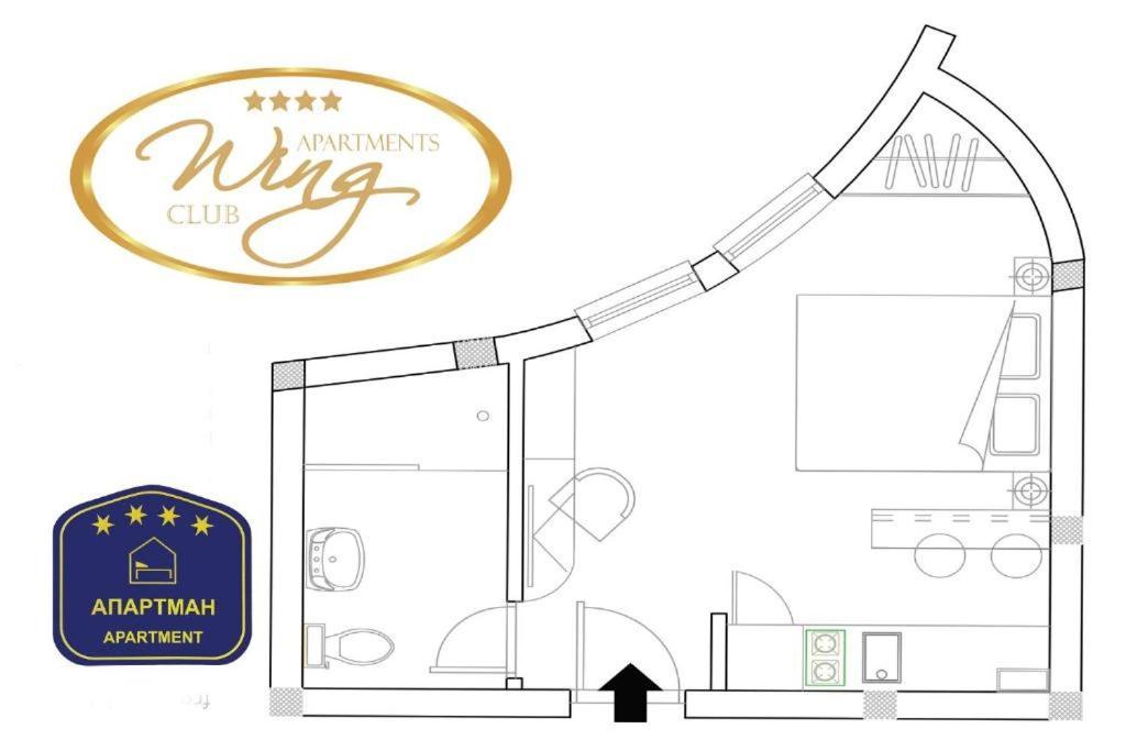 אפרטהוטל ג'אגודינה Wing Club Dajana מראה חיצוני תמונה